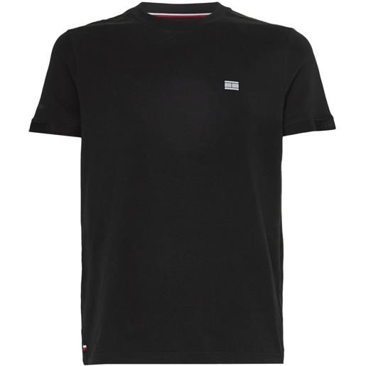 Tommy Hilfiger t-shirt da uomo Tommy Hilfiger tech essentials short sleeve tee - black