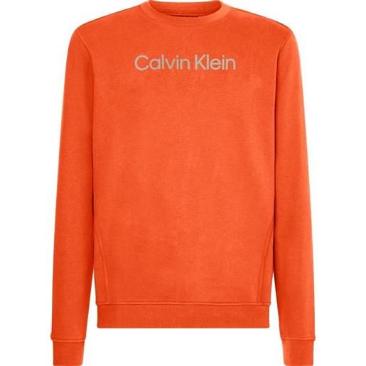 Calvin Klein felpa da tennis da uomo Calvin Klein pw pullover - red orange