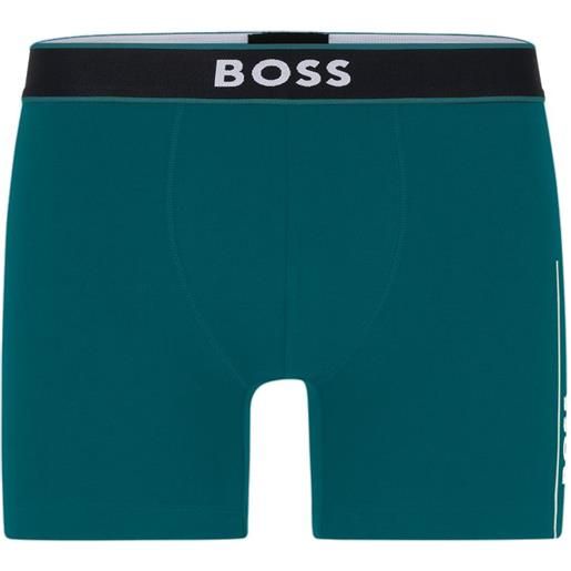 BOSS boxer sportivi da uomo BOSS boxer. Br 24 logo - turquoise/aqua