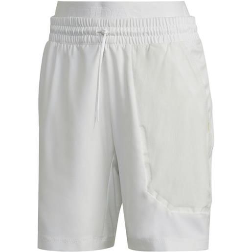 Adidas pantaloncini da tennis da uomo Adidas london 2in1 shorts 7" - white