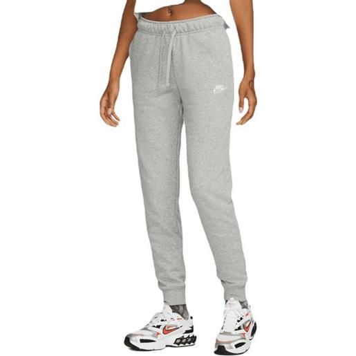 Nike pantaloni da tennis da donna Nike sportswear club fleece pant - dark grey heather/white