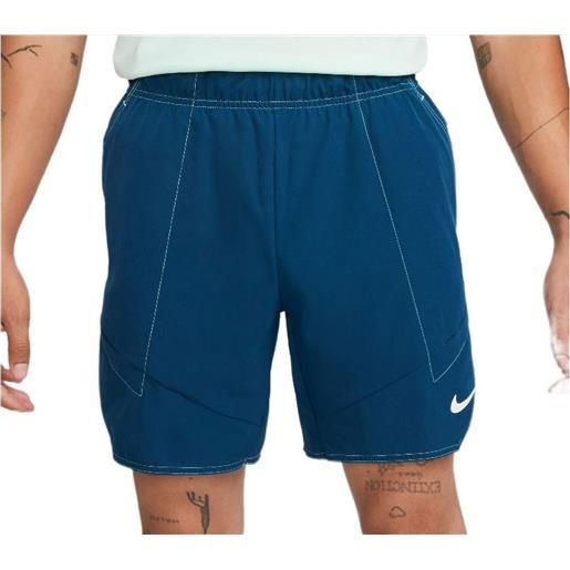 Nike pantaloncini da tennis da uomo Nike dri-fit advantage short 7in - valerian blue/white