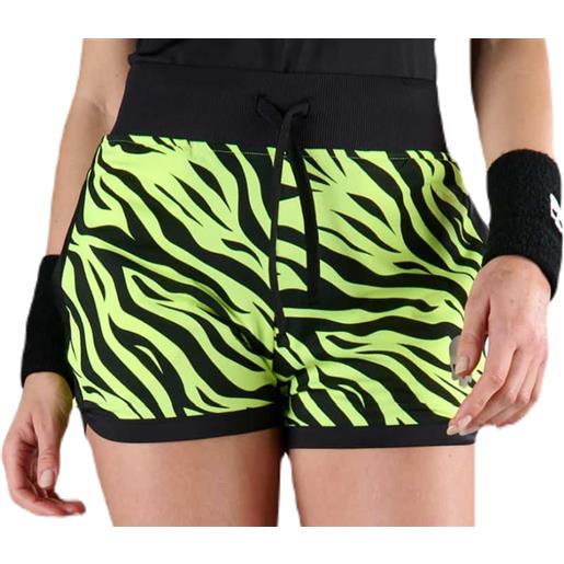 Hydrogen pantaloncini da tennis da donna Hydrogen tiger tech shorts - fluo yellow