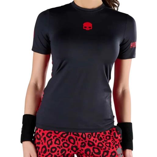 Hydrogen maglietta donna Hydrogen panther tech t-shirt - black/red