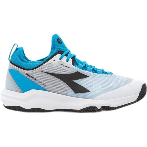 Diadora scarpe da tennis da uomo Diadora speed blushield fly 3 + clay - white/black/blue jewel