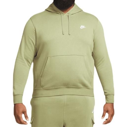 Nike felpa da tennis da uomo Nike sportswear club fleece pullover hoodie - alligator/alligator/white