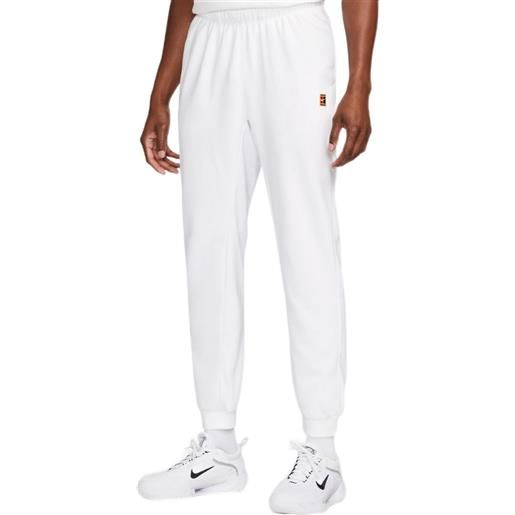Nike pantaloni da tennis da uomo Nike court heritage pant - white