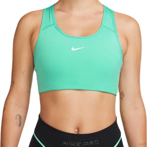 Nike reggiseno Nike swoosh bra pad - light menta/white