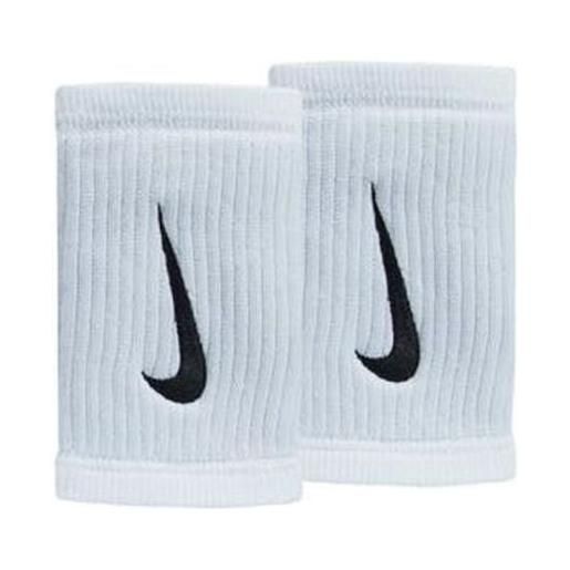 Nike asciugamano da tennis Nike dri-fit reveal double-wide wristbands - white/cool grey/black