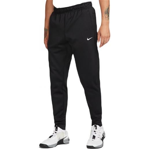 Nike pantaloni da tennis da uomo Nike therma fit pant - black/black/white