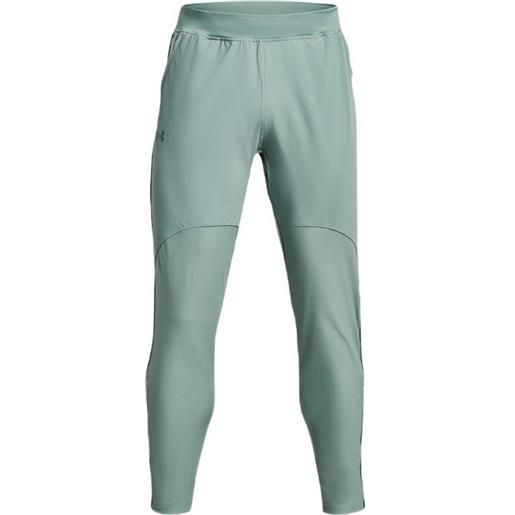 Under Armour pantaloni da tennis da uomo Under Armour men's qualifier run 2.0 pants - fresco green/reflective