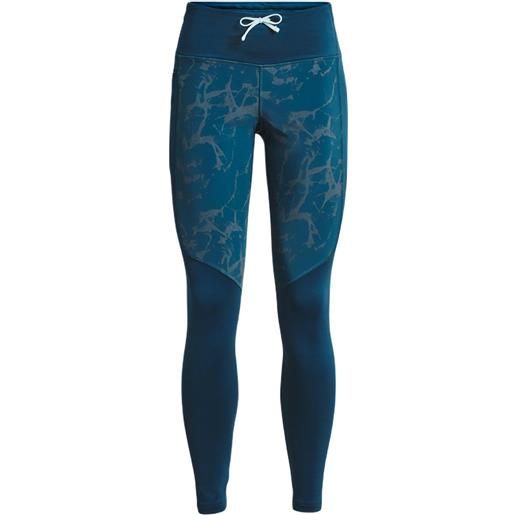 Under Armour leggins Under Armour women's ua out. Run the cold tights - petrol blue/reflective