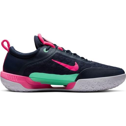 Nike scarpe da tennis da uomo Nike zoom court nxt - obsidian/green glow/white/hyper pink
