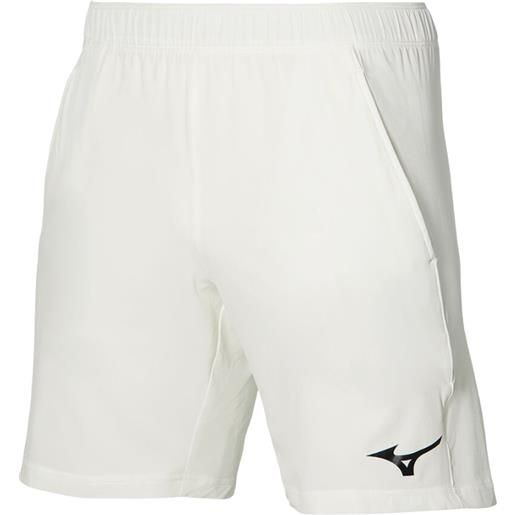 Mizuno pantaloncini da tennis da uomo Mizuno aw22 8 in flex short - white