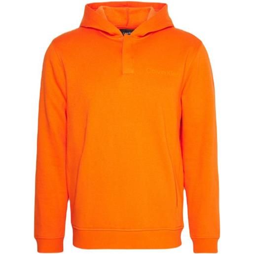Calvin Klein felpa da tennis da uomo Calvin Klein pw hoodie - red orange