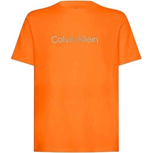 Calvin Klein t-shirt da uomo Calvin Klein pw ss t-shirt - red orange