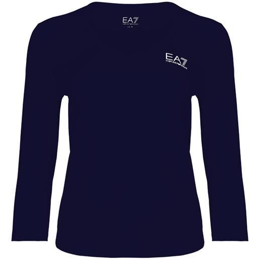 EA7 maglietta da tennis da donna (a maniche lunghe) EA7 woman jersey t-shirt - navy bule