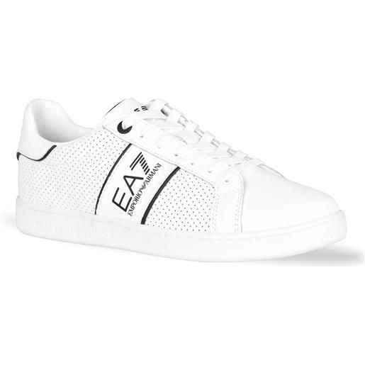 EA7 unisex woven sneaker ss23 - white/black