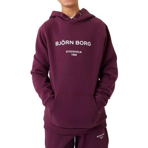 Björn Borg felpa per ragazzi Björn Borg hoodie - grape wine