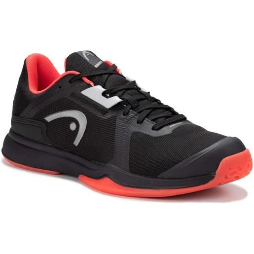 Head scarpe da uomo per badminton/squash Head sprint team 3.5 indoor - black/coral