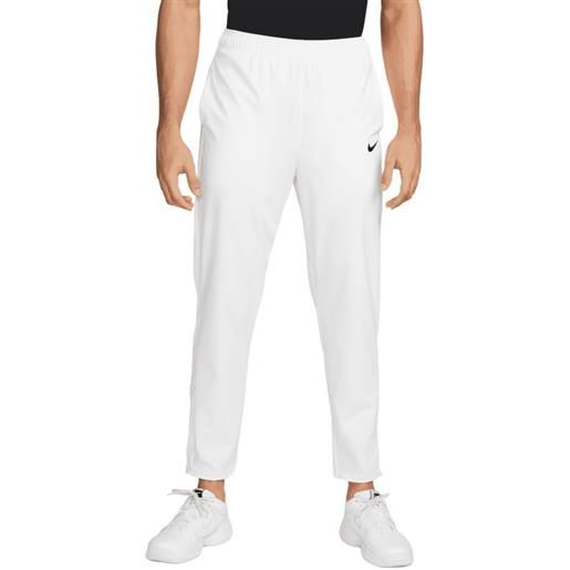 Nike pantaloni da tennis da uomo Nike court advantage trousers - white/black