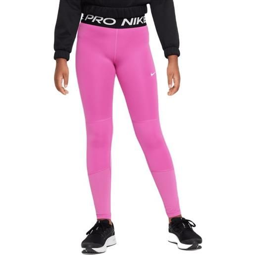 Nike pantaloni per ragazze Nike pro g tight - active fuchsia/white