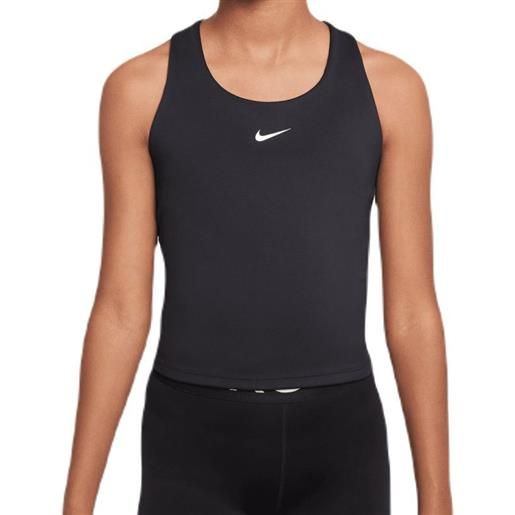 Nike maglietta per ragazze Nike dri-fit swoosh tank bra - black/white