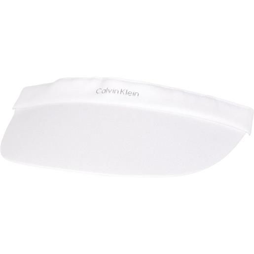 Calvin Klein visiera da tennis Calvin Klein must tpu logo visor - bright white