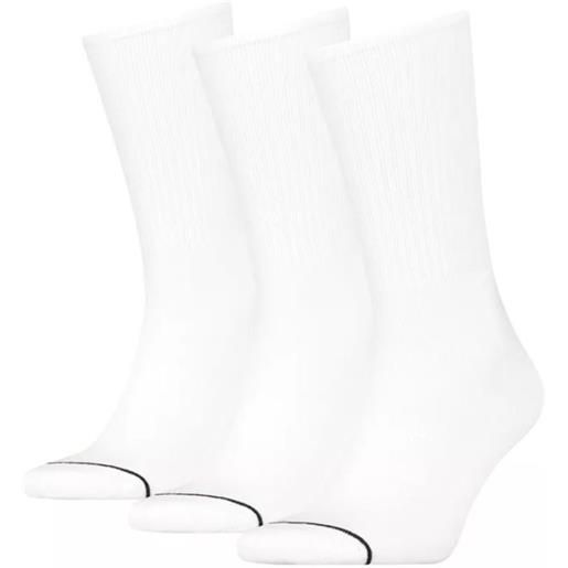 Calvin Klein calzini da tennis Calvin Klein athleisure sock 3p - white