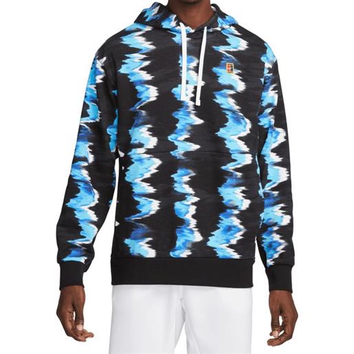 Nike felpa da tennis da uomo Nike court fleece tennis hoodie - baltic blue