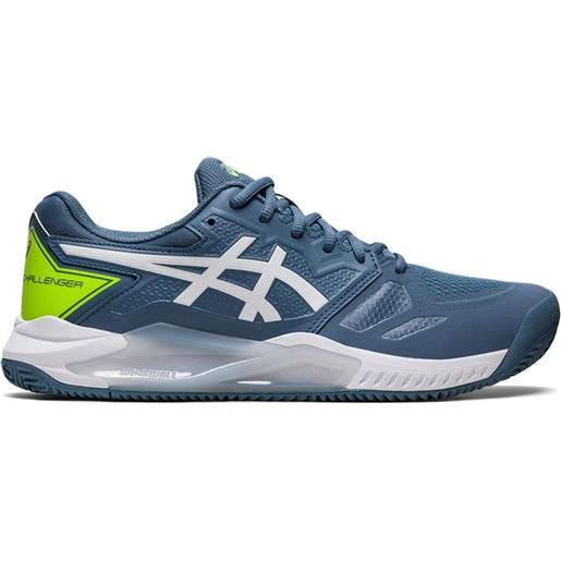 Asics scarpe da tennis da uomo Asics gel-challenger 13 clay - steel blue/white