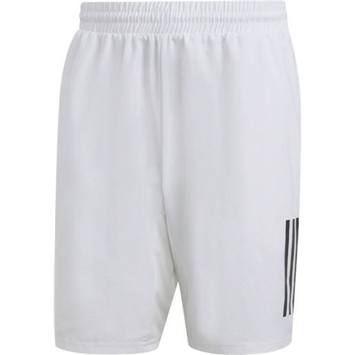 Adidas pantaloncini da tennis da uomo Adidas club 3-stripes tennis shorts - white