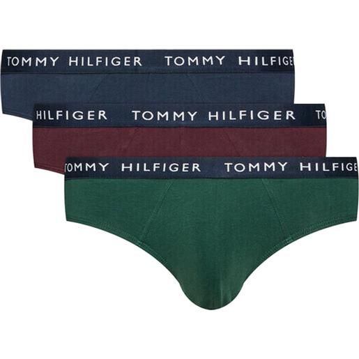 Tommy Hilfiger boxer sportivi da uomo Tommy Hilfiger brief 3p - des sky/hunter/deep burg