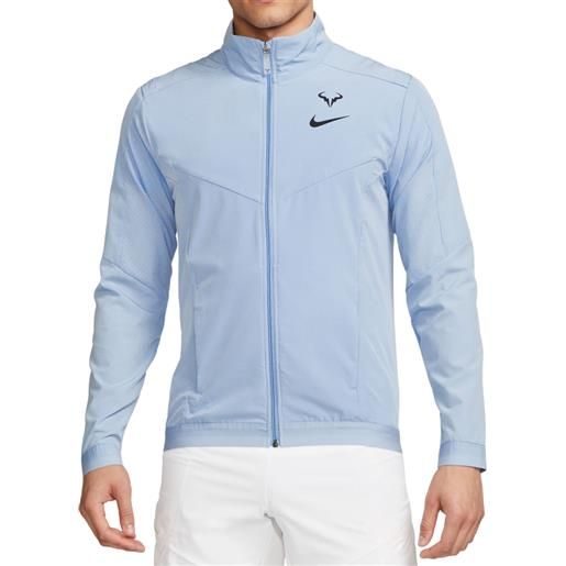 Nike felpa da tennis da uomo Nike court dri-fit rafa tennis jacket - cobalt bliss/black