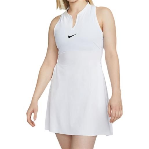 Nike vestito da tennis da donna Nike court dri-fit advantage club dress - white/black