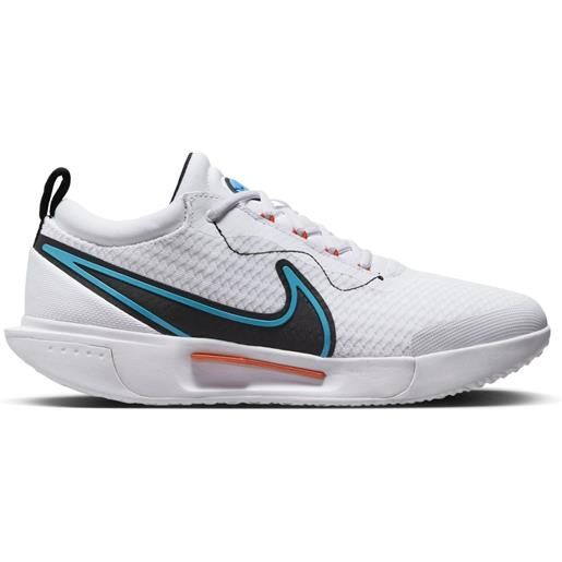 Nike scarpe da tennis da uomo Nike zoom court pro hc - white/black/baltic blue/picante red