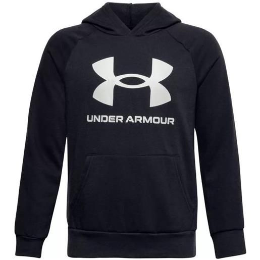 Under Armour felpa per ragazzi Under Armour rival fleece hoodie - black/onyx white