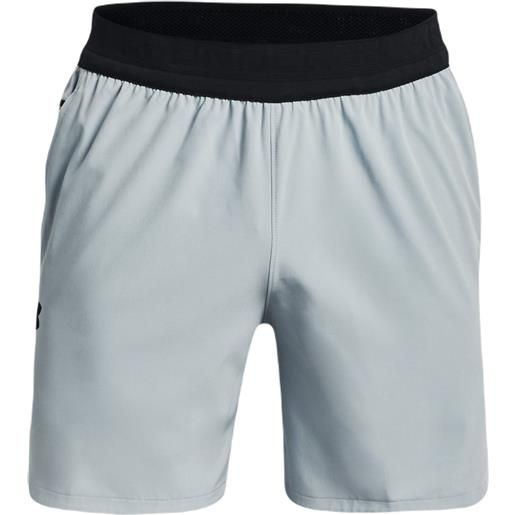 Under Armour pantaloncini da tennis da uomo Under Armour men's ua peak woven shorts - harbor blue/black