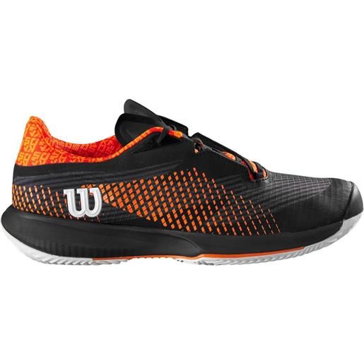 Wilson scarpe da tennis da uomo Wilson kaos swift 1.5 clay - black/phanton/orange