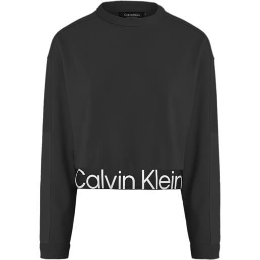 Calvin Klein felpa da tennis da donna Calvin Klein pw pullover - black beauty