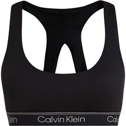 Calvin Klein reggiseno Calvin Klein medium support sports bra - black beauty