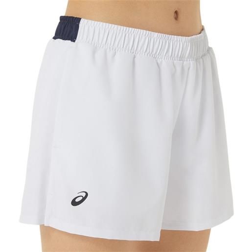 Asics pantaloncini da tennis da donna Asics court short - brilliant white
