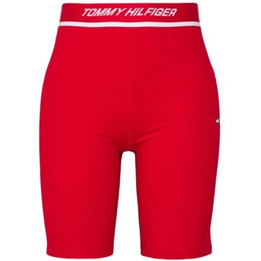 Tommy Hilfiger pantaloncini da tennis da donna Tommy Hilfiger rw fitted tape short - primary red