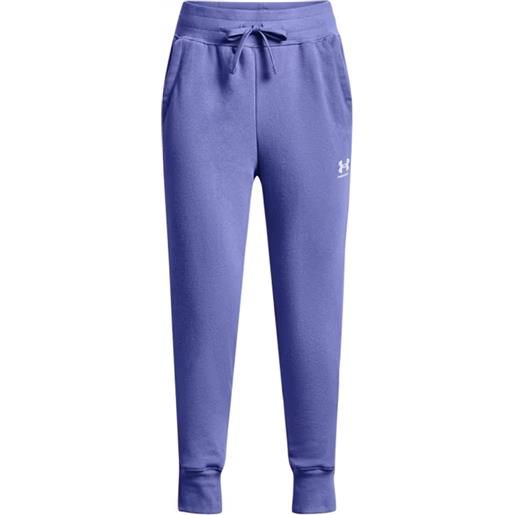 Under Armour pantaloni per ragazze Under Armour girls' ua rival fleece lu joggers - baja blue/white