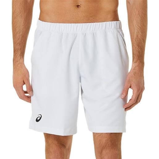 Asics pantaloncini da tennis da uomo Asics court 9in short - brilliant white