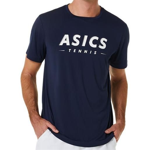 Asics t-shirt da uomo Asics court tennis graphic tee - midnight