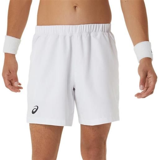 Asics pantaloncini da tennis da uomo Asics court 7in short - brilliant white