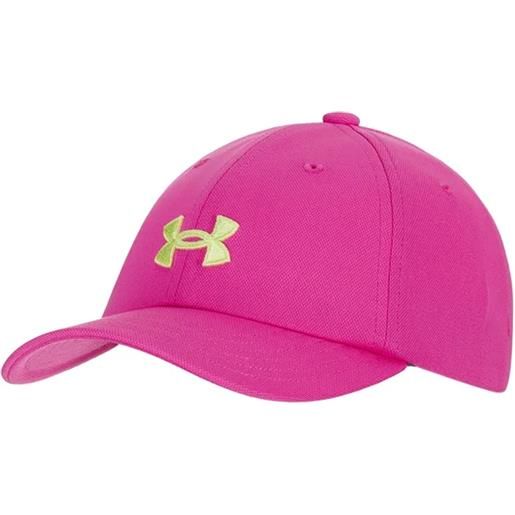 Under Armour berretto da tennis Under Armour girls' ua blitzing adjustable cap - rebel pink/fade