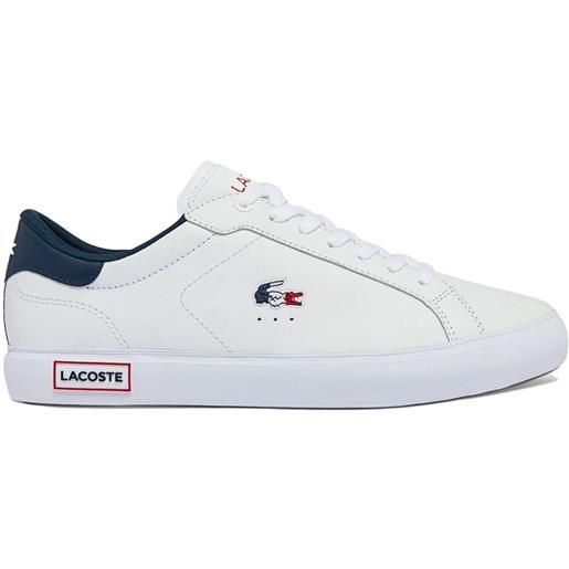 Lacoste sneakers da uomo Lacoste power court tri22 - white/navy/red