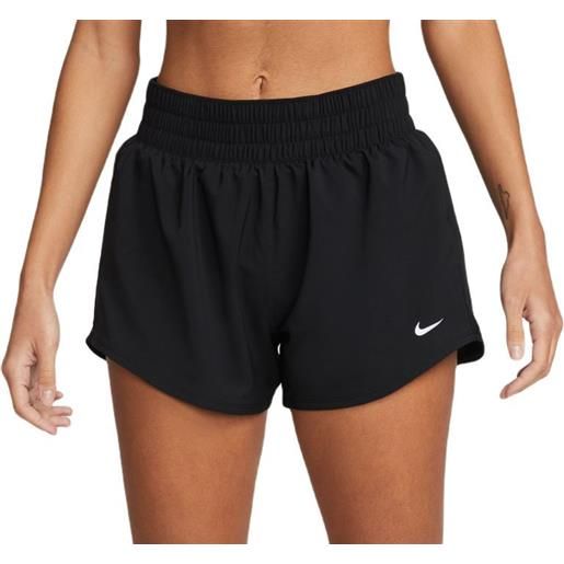 Nike pantaloncini da tennis da donna Nike dri-fit one 3in short - black/reflective silver